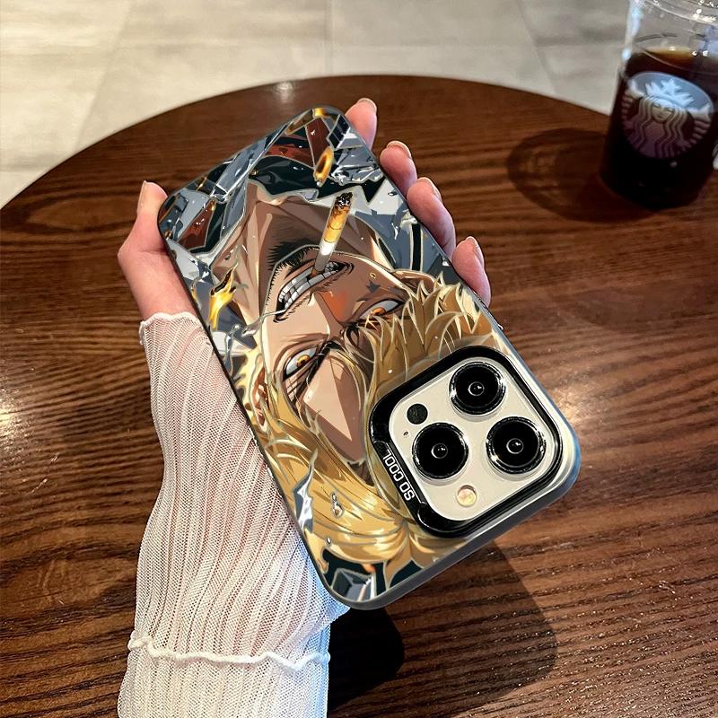 One Piece Sanji Cool Art Clear TPU Phone Case For IPhone 15 Pro Max & Samsung Galaxy S24 Ultra, Shockproof Cover