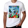 Joan Miro Giardino T-shirt basic personalizzate magliette grafiche da uomo anime