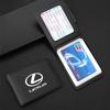 Car Driver License Suede Leather Bag Auto Driving Documents Wallet For F SPORT ES RX NX LS UX LM LX GX LC RZ IS CT GS RC