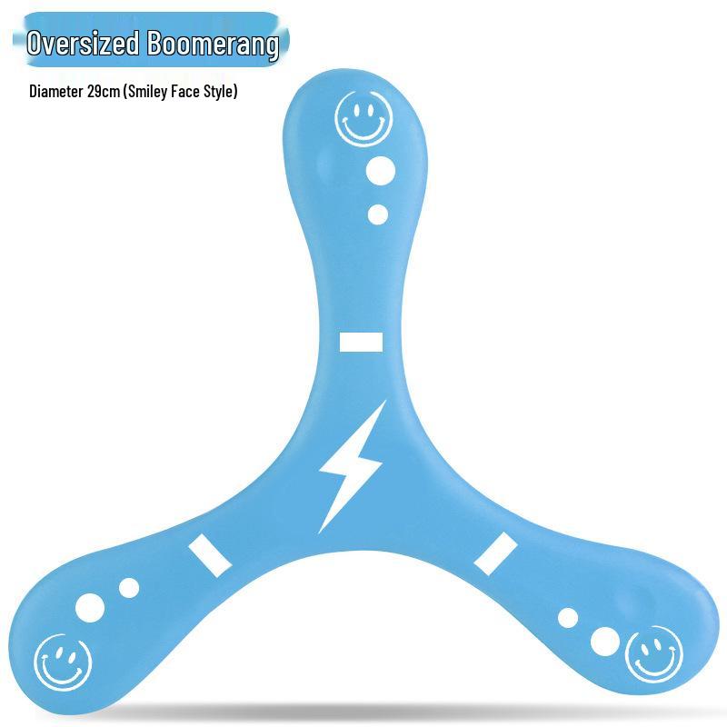 Children's Soft Boomerang Frisbee: Three-Leaf Outdoor Sports Toy for Boys and Parents
