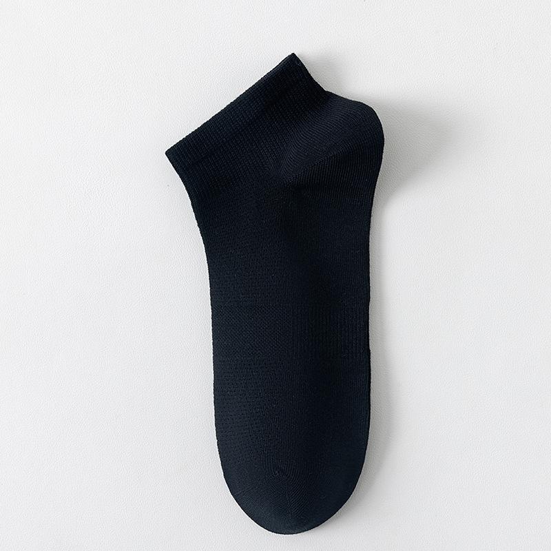 

Men s Pure Cotton Summer Breathable and Sweat-absorbing Cotton Short Socks, Mesh Breathable, Antibacterial and Deodorizing Loose-fitting Socks 1 pair