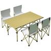 Outdoor Folding Table & Chairs 5-Piece Set