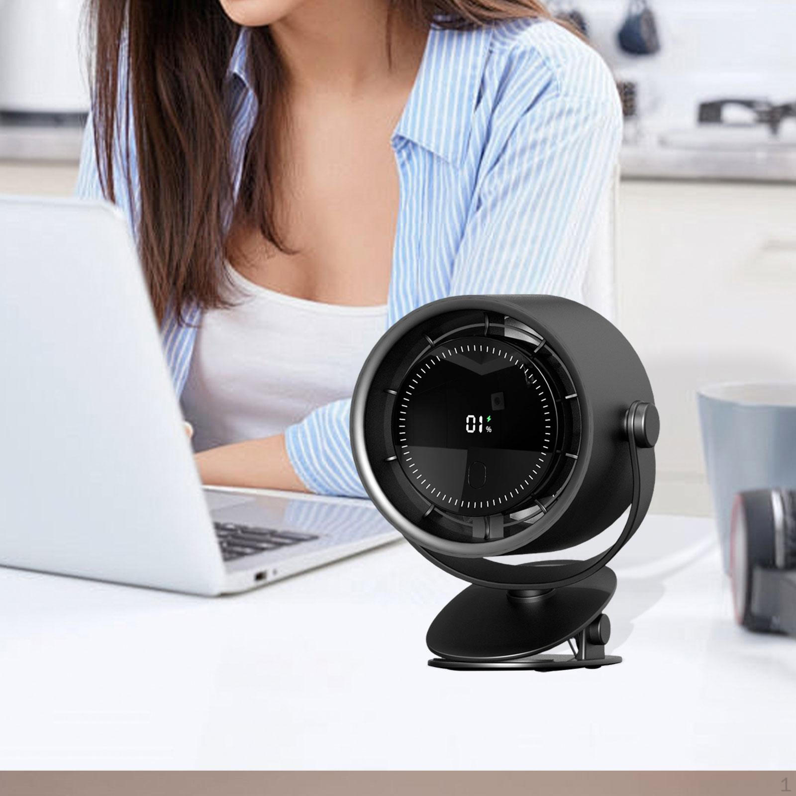 

Clip on Clamp Fan Lightweight Trendy Low Noise for Camping Hiking Fishing Black