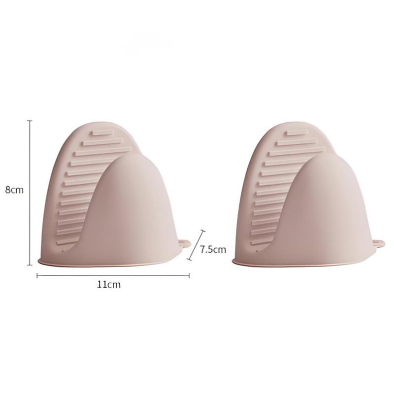 Thickened Silicone Heat Resistant Gloves Non Slip Oven Mitts Microwave Safe Kitchen Gloves For Baking Cooking