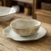 Retro Style Special-Shaped Bowls, Japanese-Style Ceramic Bowls, Kiln Variants, Tableware Plates, Household Vegetable Bowls, Salad Bowls, Vegetable Pla