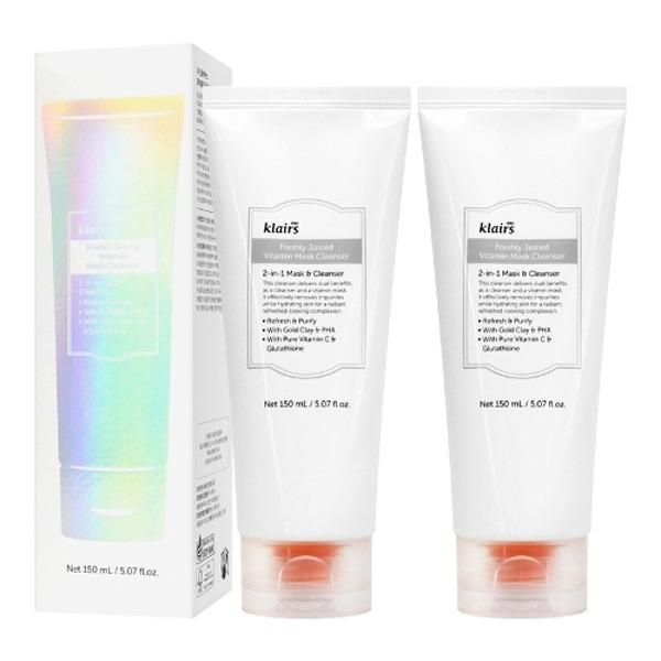 Dear Klairs Freshly Juiced Vitamin Pack Cleanser 150mlX2_22737371_673596