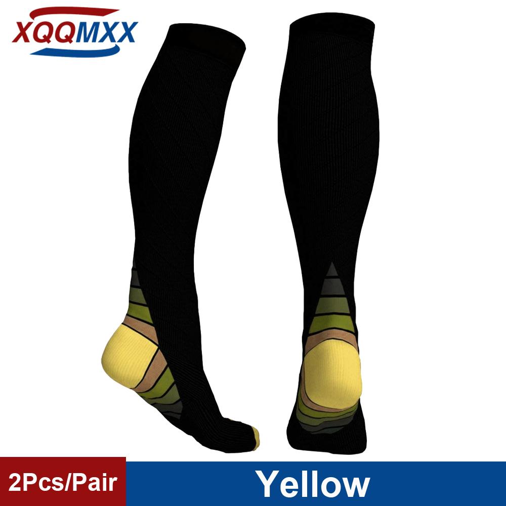 Xqqmxx 1Pair Compression Socks For Neuropathy Swelling Pain Relief 20-30 Mmhg Knee-High Stockings Women Men