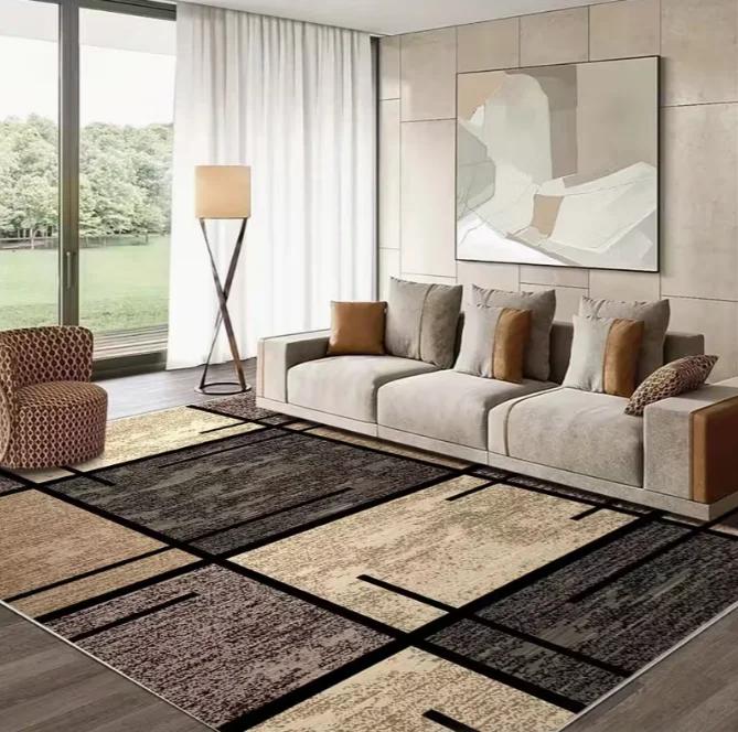 Christmas Decoration Floor Mat Nordic Style Washable Geometric Pattern Sofa Kitchen Game Room Entrance Carpet Christmas Gift