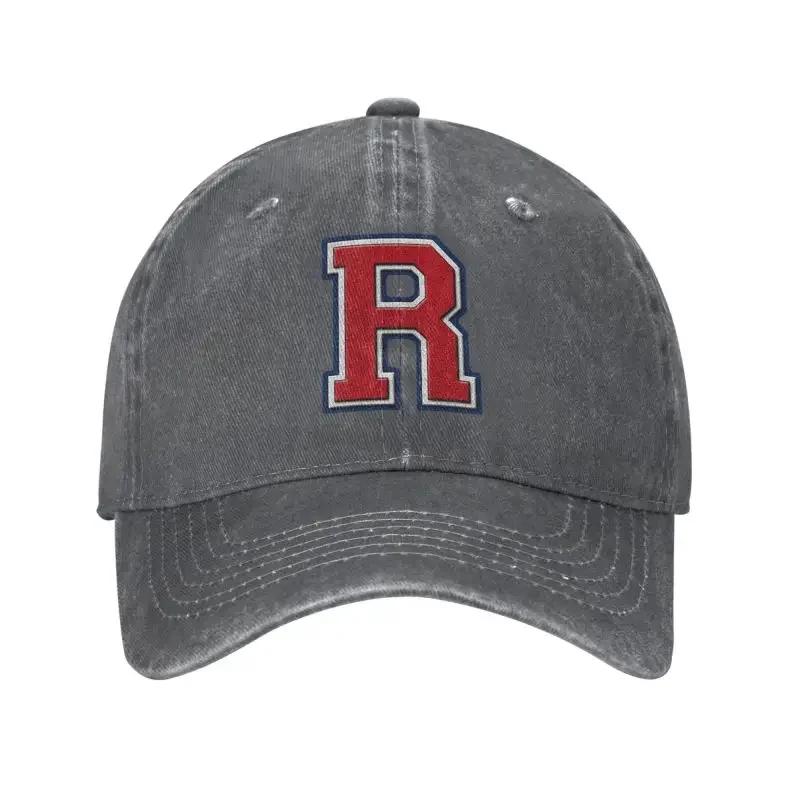 Fashion Unisex Cotton Letter R 3D Print Baseball Cap Adult Adjustable Dad Hat WoUnisex Unisex Outdoor Adult Baseball Cap