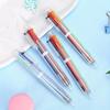 Back To School Season 10pcs Creative Transparent 6-color Ballpoint Pen Cute Student Stationery Multi-color Pen Oil Pen Color Ballpoint Pen