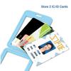 Card Cover Double-sided Transparent Hard Plastic Card Protective Cover Multi-color Chest Badge Work ID Card Holder