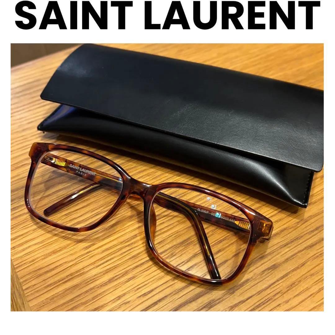 Used Beautiful itemSaint Laurent glasses frame Anonymous delivery