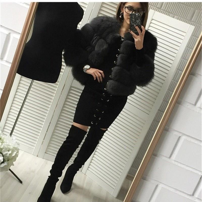 Warm Winter New Fashion Faux Fur Jackets For Women 2022 Mink Coats Women Autumn Winter Top Fashion FAUX Fur Coat Elegant Thick