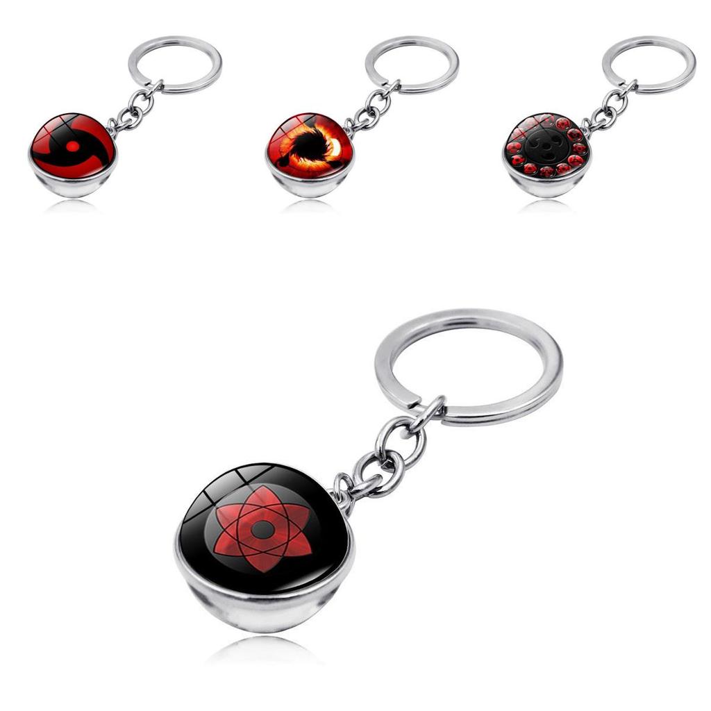 Breloc Naruto Sharingan cu design Sharingan și material din aliaj de zinc pentru colecționari