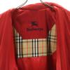Burberrys 90er Jahre Old B Stickerei Steppmantel 7AR Rot Sanyo Shokai Damen Gebraucht