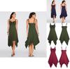 Women Midi Dress For Summer With Elegant Sleeveless Design And G-string Style**