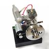 OS32 Engine DIY Modified Engine Model  with Base Motor Piston Rings Desktop Ornament Model Toy Metal Miniature Engine Model