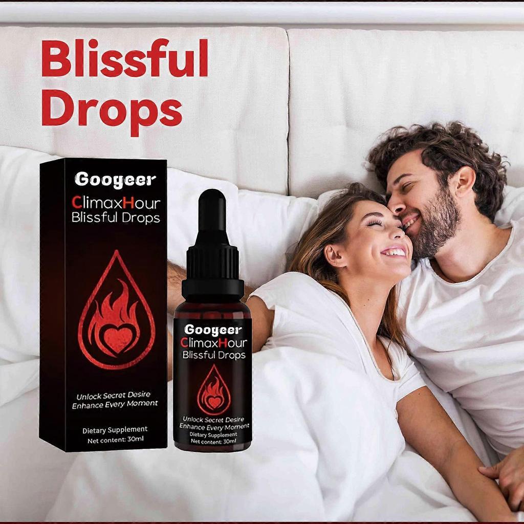 3X All-Natural Women's Intimate Drops, Googeer for Sensual Relaxation & Stress Relief