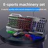 K320 Wired Gaming Keyboard and Mouse Suit for Business Office and E-sports Games