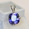 14.75 Ct Ceylon Blue Sapphire 925 Sterling Silver Pendant Natural Certified