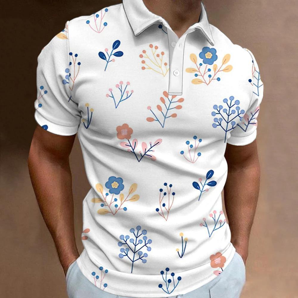 Trendy Zip-up Short Sleeve Polo, Stylish Checkered Design for Casual Wear.