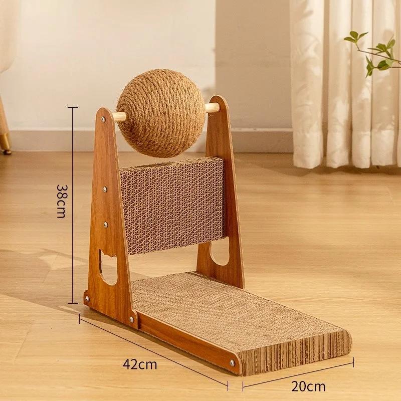 

Игрушка-когтеточка для кошек интерактивная игрушка для домашних животных износостойкая защита мебели мяч-царапка для игр с когтями в помещении