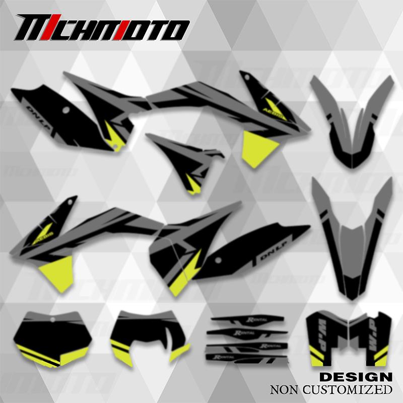 MCHMFG For KTM SX SXF 2011 2012 EXC EXC-F 2012 2013 Full Graphics Decals Stickers Kits Number Name Backgrounds