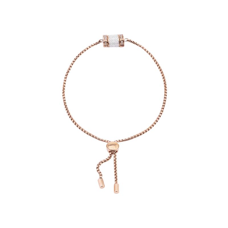 Emporio Armani Bracelet  Fashion Beaded Transfer Beads Small Waist Stainless Steel Women's Small Waist Bracelet F Basic Packaging-brand Original Box