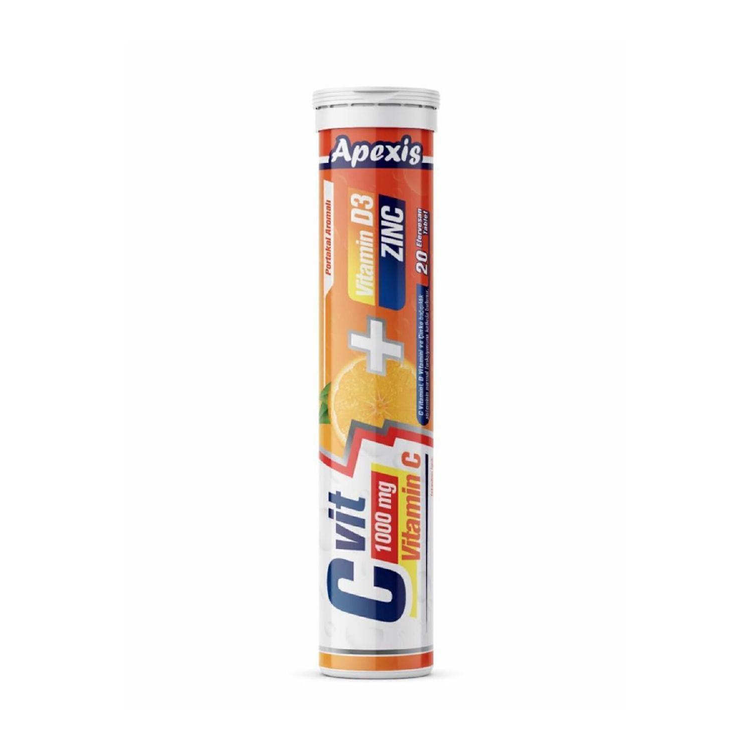 

C Vit 1000 Mg D3 Chain 20 Effervescent Tablets
