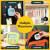 Household Magnetic Countdowns Timer Set, 12 Pack Digital Kitchen Timers with LCD Readout for Cooking Baking and Time Tracking