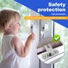 10Pcs Stainless Steel 304 Window Restrictors Locks Child Safety Window Opening Restrictors Security Locks Security Locks