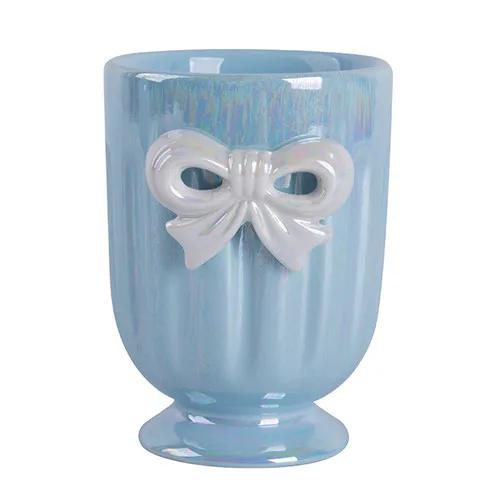 Bågformad Par Munsköljkopp Set Hotell Tvättset Tvåldispenser Tvålfat Keramiskt Badrumskit Nordiska Hem Badrumstillbehör Set