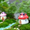 Miniature Craft Mushroom Micro Landscape Bonsai Decoration Fairy Garden Ornament Miniature Figurine