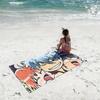Serviette Anime Gintama Séchage Rapide Serviettes de Plage Conviennent Pour Les Piscines Camping Yoga Et La Salle de Sport