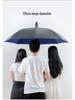 Large Dual-Purpose Golf Umbrella with Built-in Waterproof Cover, Colorful Design, Suitable for All Weather.