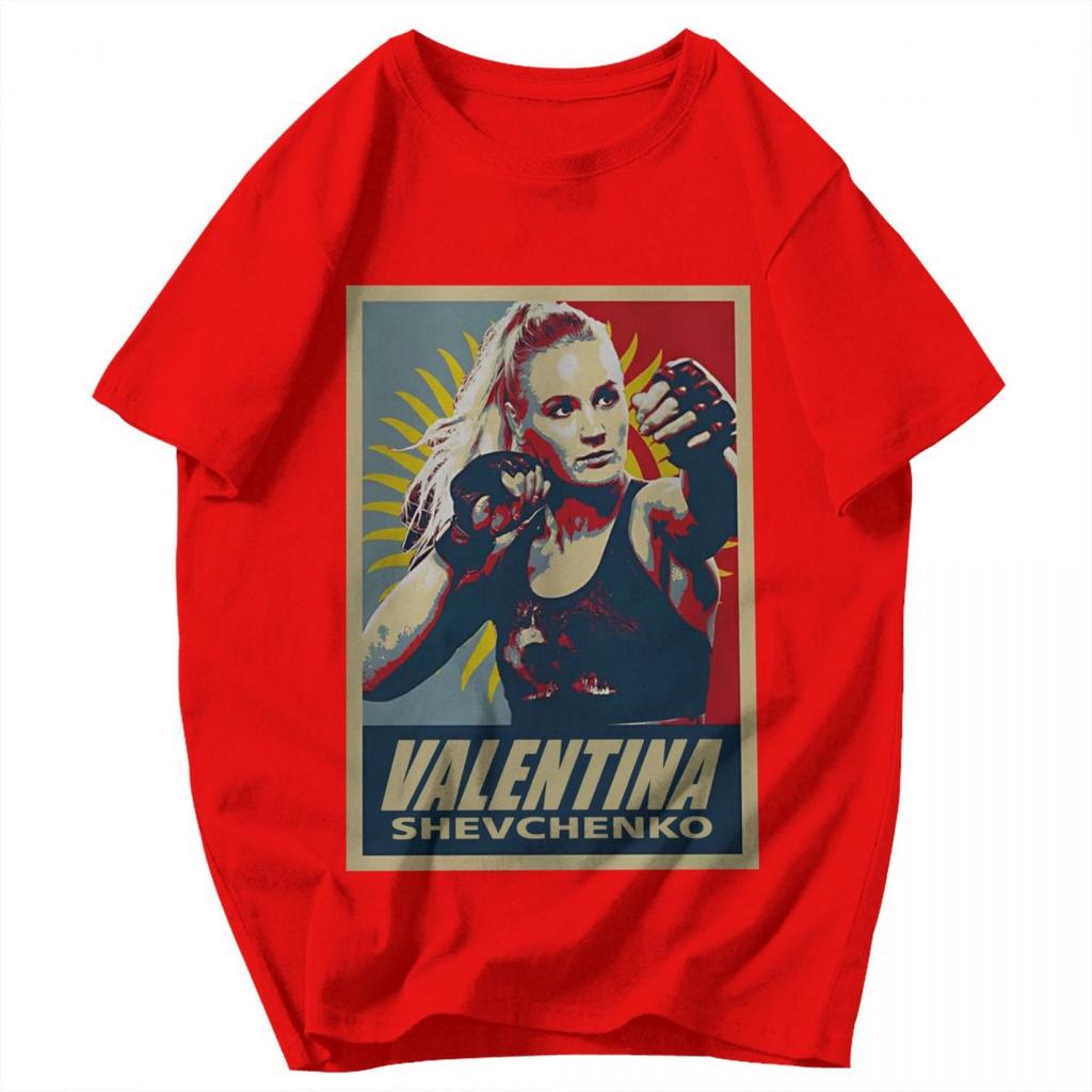 Men T Shirt Valentina Shevchenko Vintage Summer Y2K Graphic Quality Unisex Clothing T Shirts