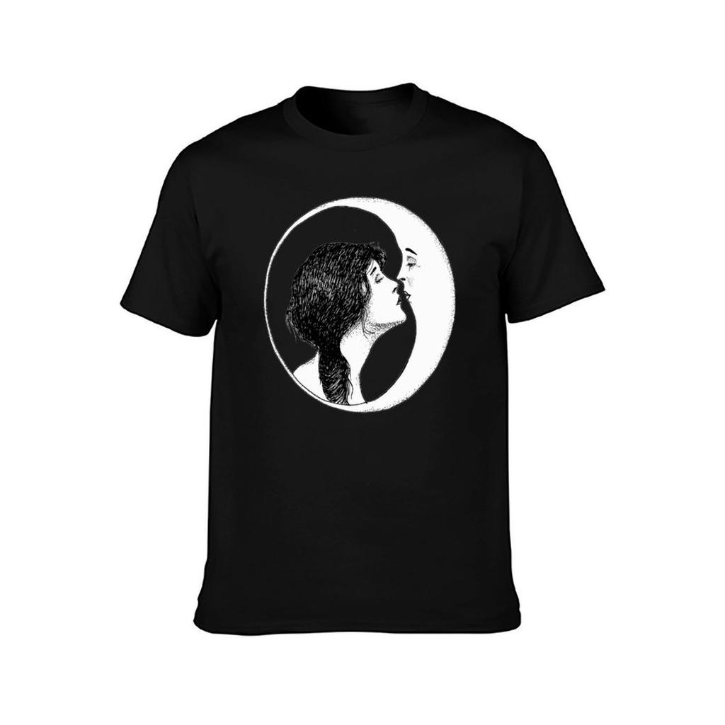 The Lady and the Moon TShirt Large Size Soft Cotton TShirt