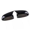 2pcs Carbon Black Side Rearview Mirror Cover Cap ABS for BMW X3 X4 X5 X6 X7 G01 G02 G05 G06 G07 2018