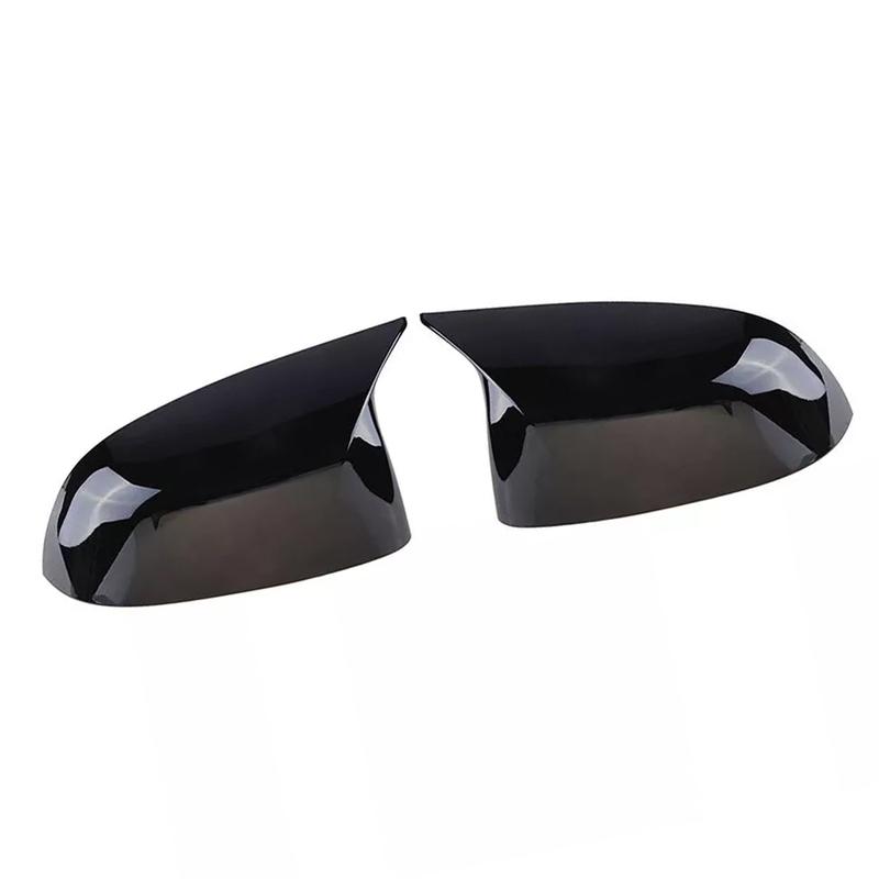 2pcs Carbon Black Side Rearview Mirror Cover Cap ABS for BMW X3 X4 X5 X6 X7 G01 G02 G05 G06 G07 2018
