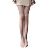 Women's Gray Fake Sheer Flesh Thickened See-Through Bare Leg Effect One-Piece Pantyhose Leggings for Autumn Winter