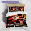 3pcs Custom Name Five Nights At Freddy's Bedding Set Duvet Cover Closure Includes 1 Duvet Cover & 2 Pillowcases for All Seasons Bedroom Decor