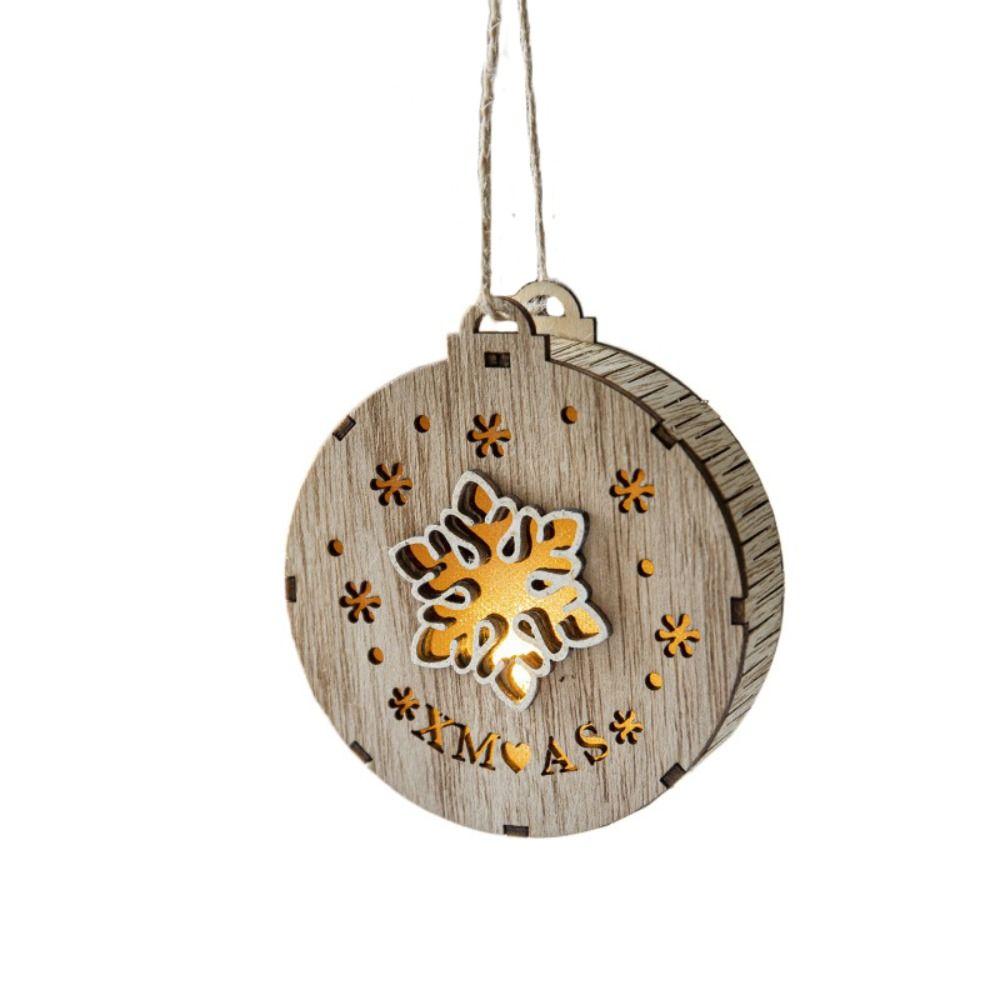Xmas Ornament Glowing Pendant Hangging Christmas Tree Decorations  Home Decoration