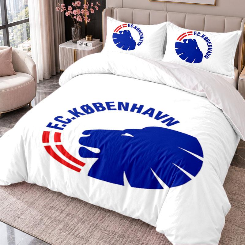 FC Copenhagen 3Pcs Bedding Set Duvet Cover With Two Pillowcases For Bedroom Home Decoration