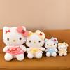 Adorable Strawberry Kt Cat Plush Toy In Multiple Colors Soft Pp Cotton Filling