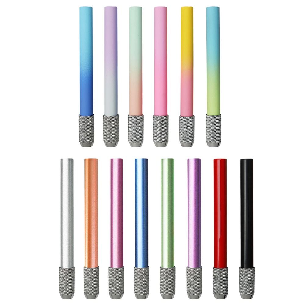 Extensor de Lápis Metálico Ajustável Comprimento do Lápis por Extensor de Lápis Desenho Escrita Esboço