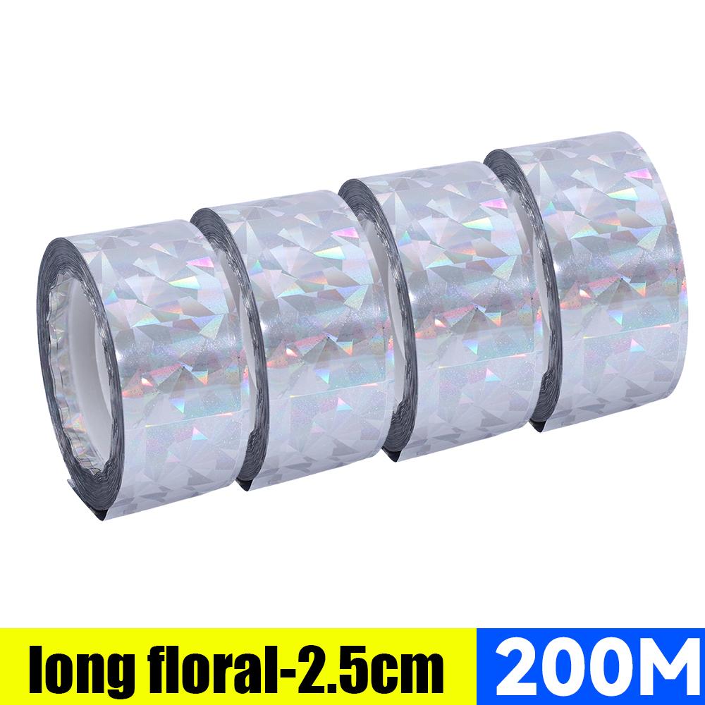 Reflective Bird Repellent Scare Tape Garden Protection Double Sided Flashing Physical Deterrent Pigeons Crow Duck Bird Ribbon