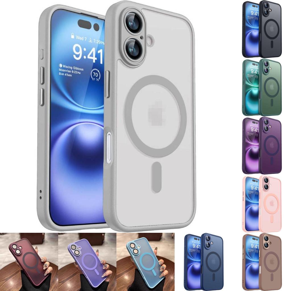 Magnetic Slim Protective Case With Sandblasted Matte Finish For Anti Fingerprint And Shock Absorption