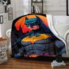 1pc Batman Flannel Throw Blanket Soft, Warm & Cozy for Couch, Bed, Office, and Travel Versatile All Season Gift, Christmas Present