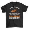 6 Feet Deep Fishing Expedition'' - Funny T-Shirt Mens Womens Tees Top, 100% Cotton Tee, Unisex Design