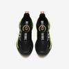 Anta Star Ring 3.0 Fabric Non-Slip Shock Absorbing Casual Shoes Kids Sneakers Black Green 312328801-3